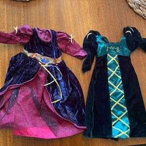 Two American Girl Doll sized princess dresses